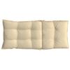 vidaXL Highback Chair Cushion Set of 6 Beige
