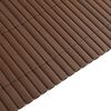 vidaXL Garden Fence Double-Sided Brown 1,8x3 m PVC