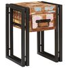 vidaXL End Table 11.81 x 11.81 x 15.75 in Solid Reclaim Wood