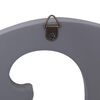 vidaXL Coat Rack Gray MDF 29.1 x 11.6 in Decorative Inlays Coat Rack