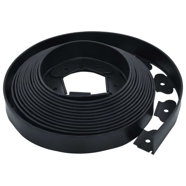 vidaXL Flexible Lawn Edging with 30 Pegs 32.8 ' 2.0 "