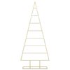 vidaXL Metal Christmas Tree Black Powder-coated steel Large Collapsible