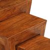 vidaXL Nesting Table Brown with a honey touch finish Solid acacia wood