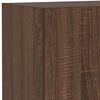 vidaXL TV Wall Cabinet Brown Oak Engineered Wood Medium TV Wall Cabinet