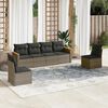 vidaXL Garden Sofa Set Grey