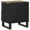 vidaXL Bedside Cabinet Mixed Colors Reclaimed Wood, Engineered Wood, Metal