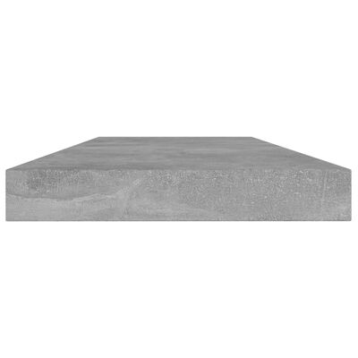 vidaXL Bookshelf Boards 4 pcs Concrete Gray 15.7"x3.9"x0.6" Chipboard