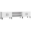 vidaXL TV Cabinet White Engineered wood Large TV Cabinet Rectangular