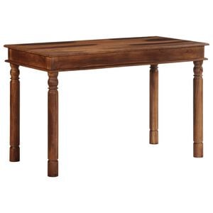vidaXL Dining Table Honey-colored Solid acacia wood Medium Durable