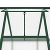 vidaXL Greenhouse Green Aluminum, Polycarbonate, Galvanized Steel Large