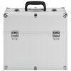 vidaXL Make-up Case 15.0x9.1x13.4" Silver Aluminium