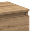 vidaXL Bedside Cabinet artisan oak 40 x 35 x 50 cm Engineered wood