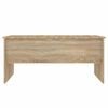 vidaXL Coffee Table Sonoma Oak Engineered Wood Medium Coffee Table