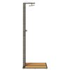 vidaXL Garden Shower Gray 60 x 80 x 214 cm Poly rattan