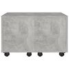 vidaXL Coffee Table Concrete Grey Engineered Wood Medium Extendable