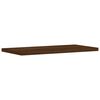 vidaXL Wall Shelf Set of 4 Brown Oak Engineered Wood