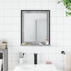 vidaXL Bathroom Mirror Grey sonoma