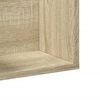 vidaXL Wall Cabinet Sonoma oak Engineered wood Medium Modern