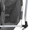 vidaXL Laundry Basket with Wheels&nbsp;4 Compartments Grey