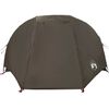 vidaXL Fishing Tent 5-Person Brown Waterproof