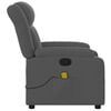 vidaXL Massage Recliner Chair Dark Grey