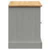 vidaXL Shoe Bench Grey