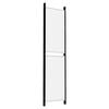 vidaXL 5-Panel Room Divider White 98.4"x78.7" Fabric