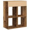 vidaXL Book Cabinet Old wood Engineered wood Medium Shelving