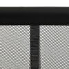 vidaXL Insect Door Screen with 5-Piece Mesh Curtain Black 47.2x94.5"
