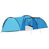 vidaXL Camping Igloo Tent 255.9x94.5x74.8" 8 Person Blue