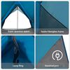 vidaXL Tents with Roof with Air Vent Blue 220 x 233 x 184 cm Polyester