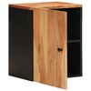 vidaXL Bathroom Wall Cabinet Natural Wood Solid acacia wood, engineered wood