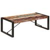 vidaXL Coffee Table Multicolor Solid Reclaimed Wood 47.2 in long Durable