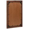 vidaXL Bathroom Mirror with Mirror Honey Brown 27.56 x 19.69 x 0.98 in