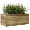 vidaXL Garden Planter Brown Solid Pine wood Plenty of space for plants