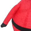 vidaXL Santa Claus Figure Red Fabric, Steel Large Santa Claus Figure