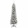 vidaXL Artificial Christmas Tree with 300 LEDs White 94.49 in