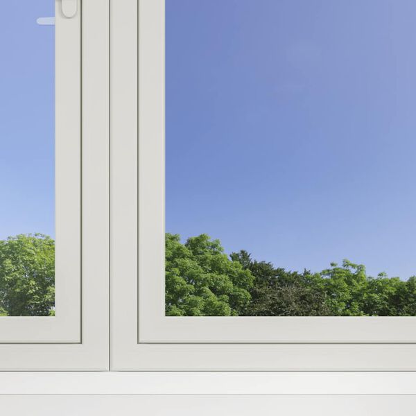 vidaXL Solar Film Set of 5 Silver PVC One Size UV-resistant