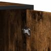 vidaXL Sideboard Smoked Oak Engineered wood 37 x 13.8 x 29.9 in