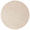 vidaXL Anti-slip Shaggy Rug Cream 35.4" x 35.4" PP