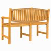 vidaXL Garden Bench Teak wood Solid Teak Wood 58.9 in Durable