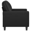 vidaXL Sofa Chair Black Faux leather, metal, foam Single Durable