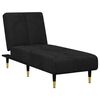 vidaXL Sofa Set Black Velvet Medium