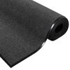 vidaXL Doormat Anthracite and Black 47.2" x 118.1" Polyamide and PVC