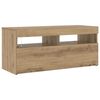 vidaXL TV Cabinet Artisan Oak Engineered Wood Medium TV Cabinet