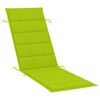 vidaXL Sunlounger With Table Bright green (cushion)