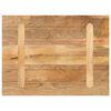 vidaXL Table Top 31.5"x23.6"x1" Rectangular Solid Wood Mango