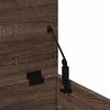 vidaXL Storage Box Brown Oak Engineered Wood Compact Storage Box