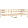 vidaXL Day Bed Natural Pine Solid Pine Wood 31.5 x 79 in.