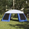 vidaXL Pool Tent with Removable Fly & Mesh Walls Azure Blue 271.7x271.7"